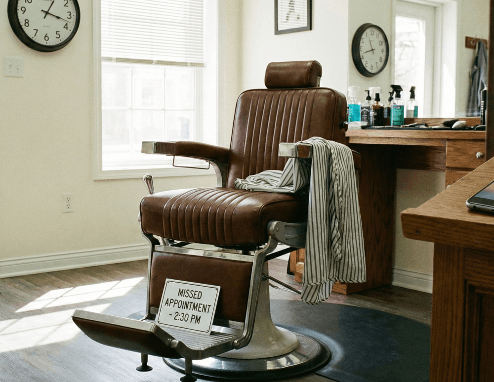 Cómo los Barberos Pueden Reducir las Inasistencias Sin Cobrar Depósitos