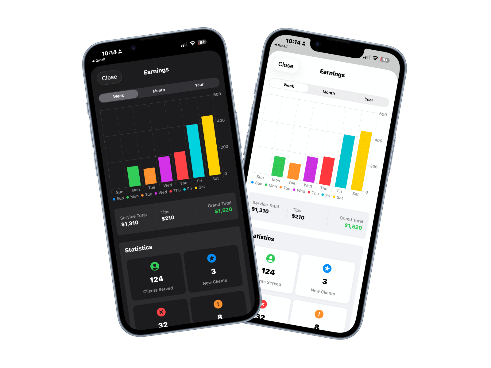 Earnings Overview (with Tips)